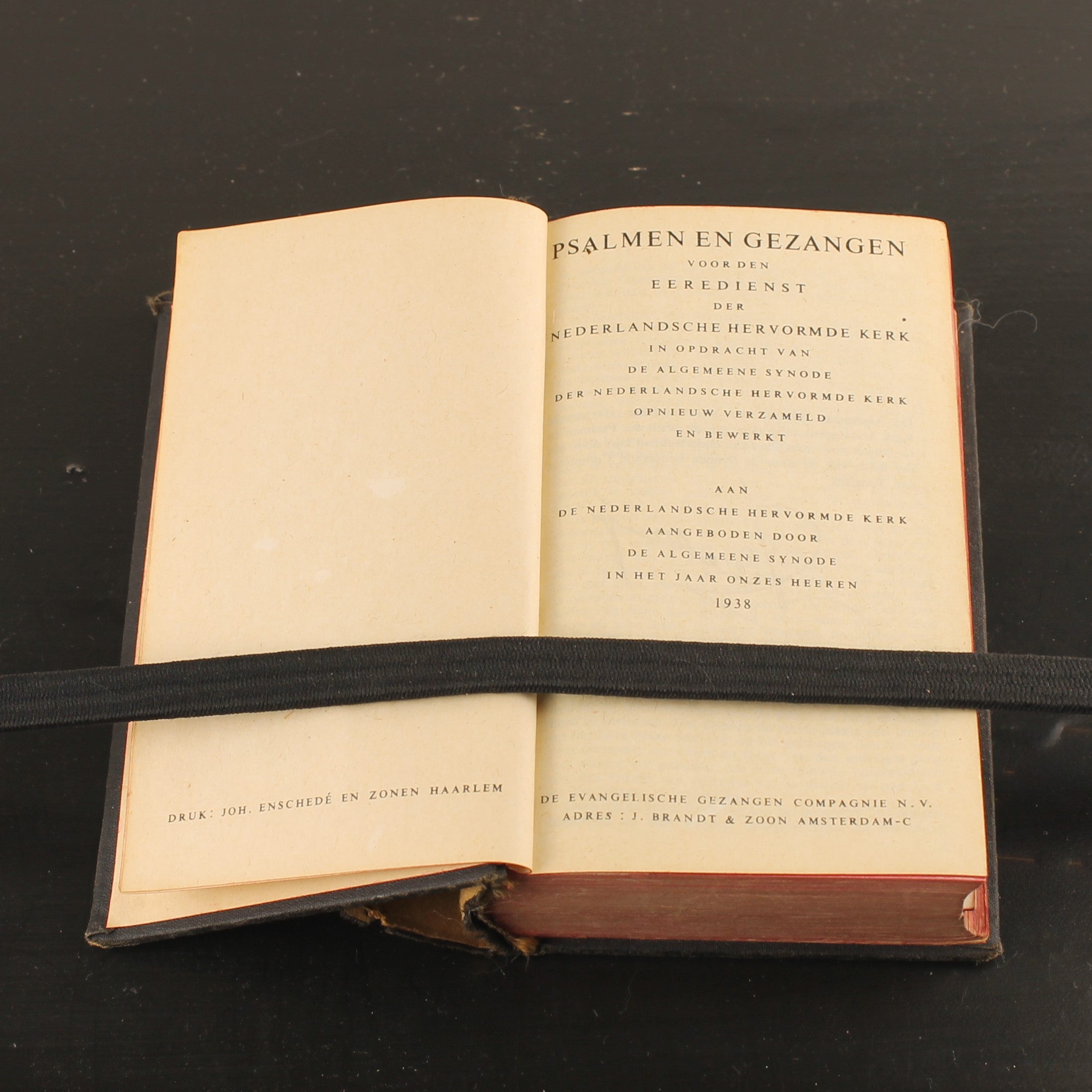 Psaumes et Cantiques [1938] Entre-deux-guerres | Tranche rouge