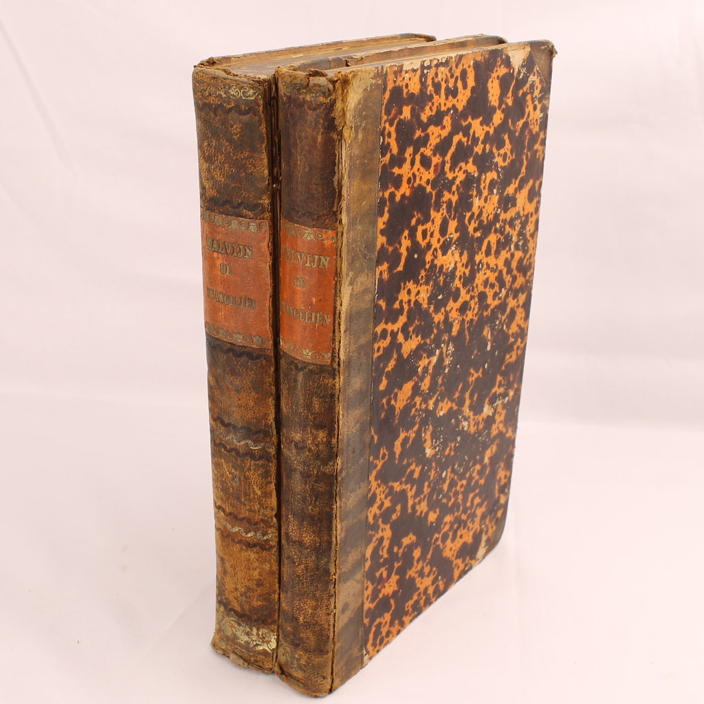 De Evangeliën van Mattheus, Markus en Lukas - Johannes Calvijn - Deel 2 (1868) en 3 (1871)