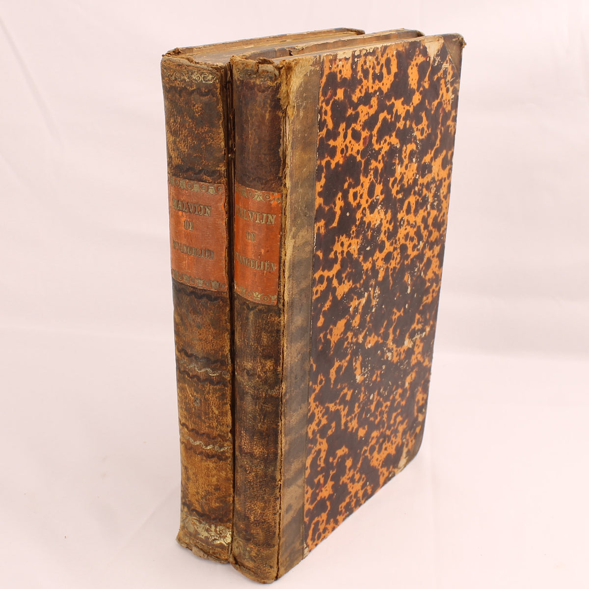 De Evangeliën van Mattheus, Markus en Lukas - Johannes Calvijn - Deel 2 (1868) en 3 (1871)
