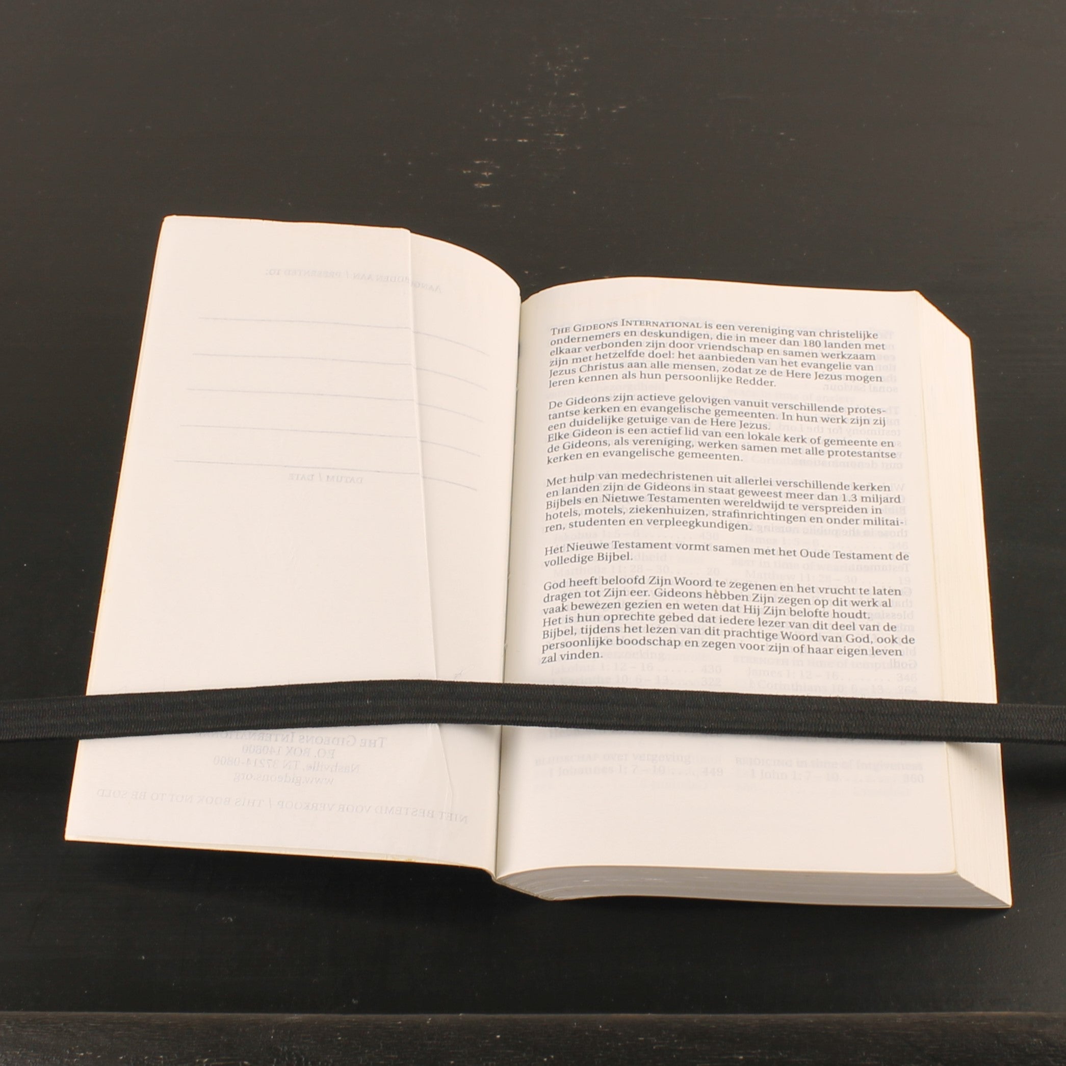 Het Nieuwe Testament | Gideons International Hotelbijbel | NL/ENG