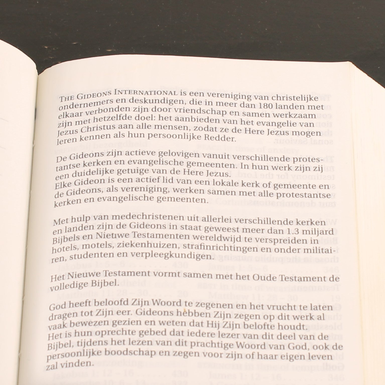 Het Nieuwe Testament | Gideons International Hotelbijbel | NL/ENG