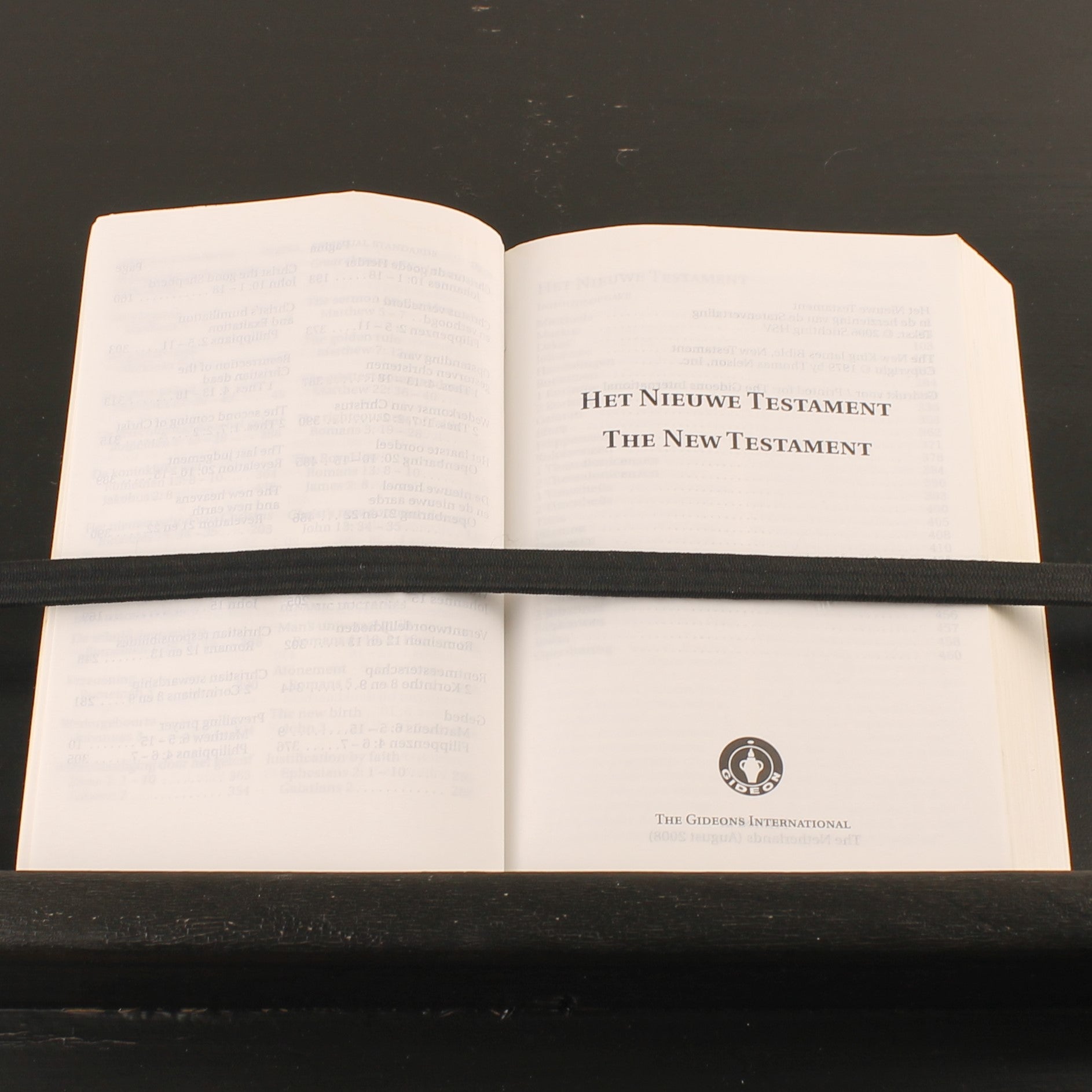 Het Nieuwe Testament | Gideons International Hotelbijbel | NL/ENG