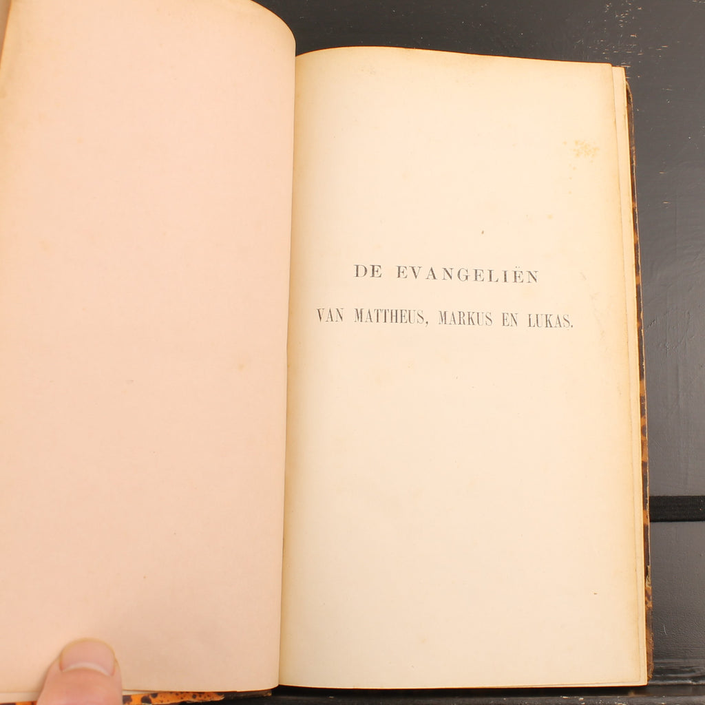 De Evangeliën van Mattheus, Markus en Lukas - Johannes Calvijn - Deel 2 (1868) en 3 (1871)