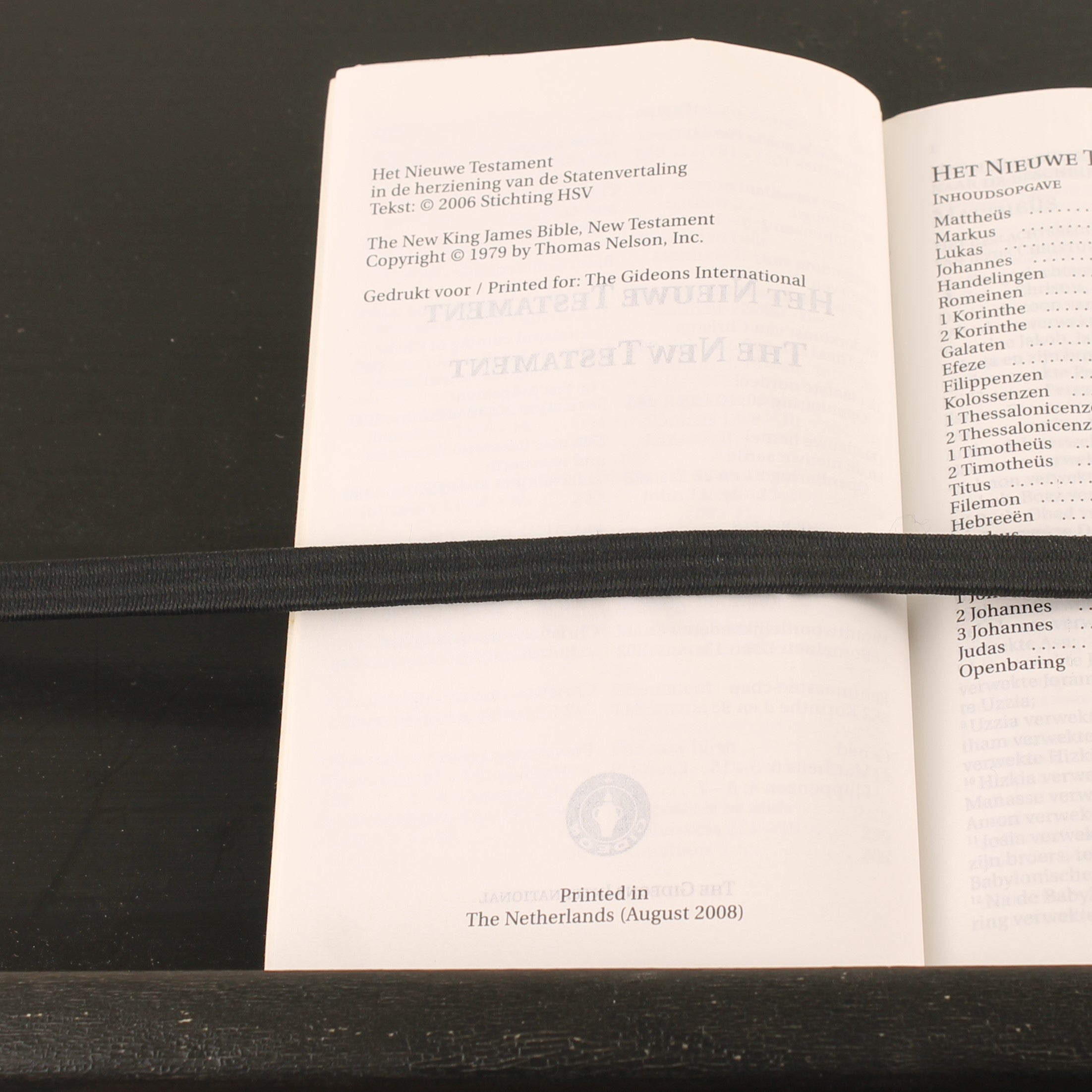 Het Nieuwe Testament | Gideons International Hotelbijbel | NL/ENG