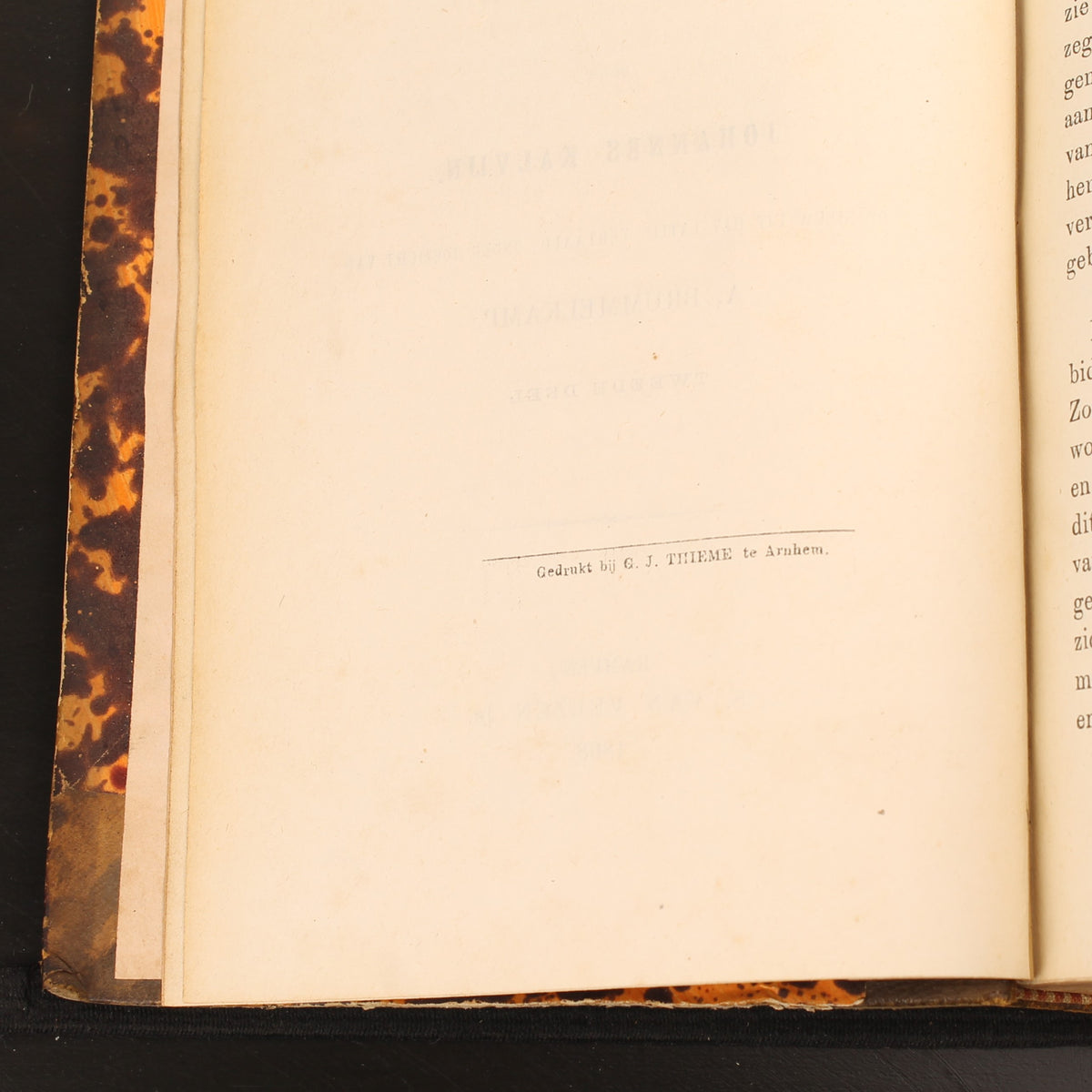 De Evangeliën van Mattheus, Markus en Lukas - Johannes Calvijn - Deel 2 (1868) en 3 (1871)