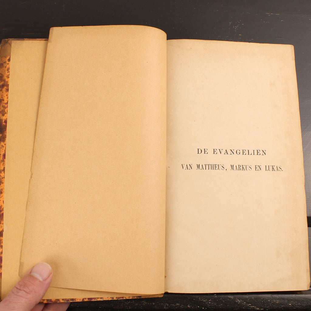 De Evangeliën van Mattheus, Markus en Lukas - Johannes Calvijn - Deel 2 (1868) en 3 (1871)