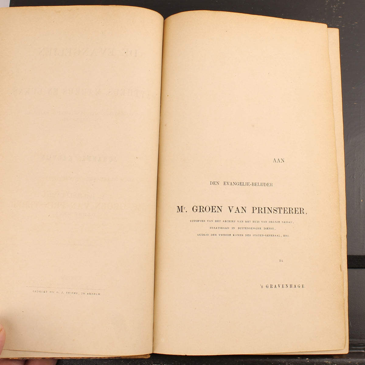 De Evangeliën van Mattheus, Markus en Lukas - Johannes Calvijn - Deel 2 (1868) en 3 (1871)