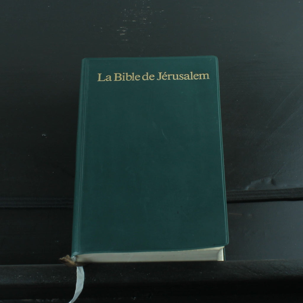 La Bible de Jérusalem (1975) – Vintage Franse Studiebijbel | Groene Band