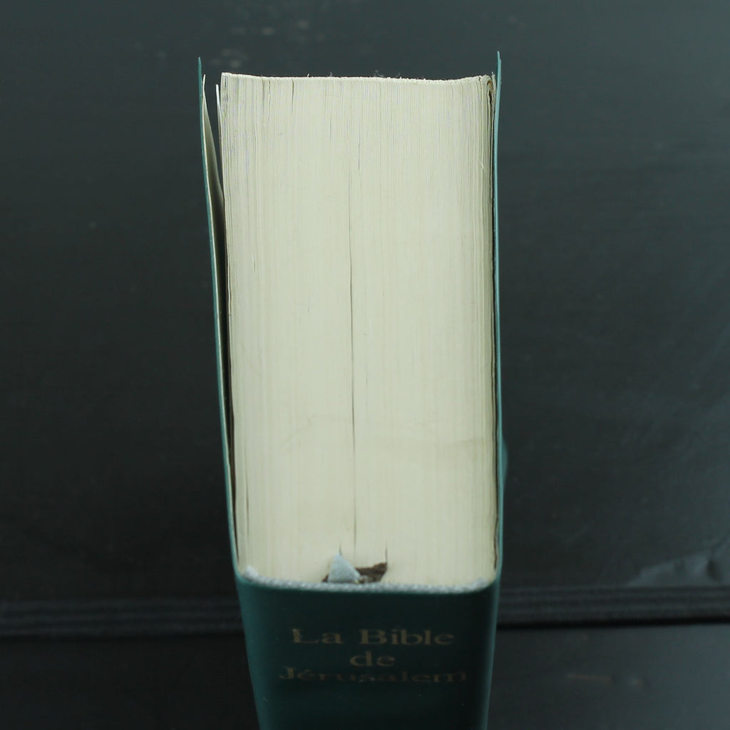 La Bible de Jérusalem (1975) – Vintage Franse Studiebijbel | Groene Band