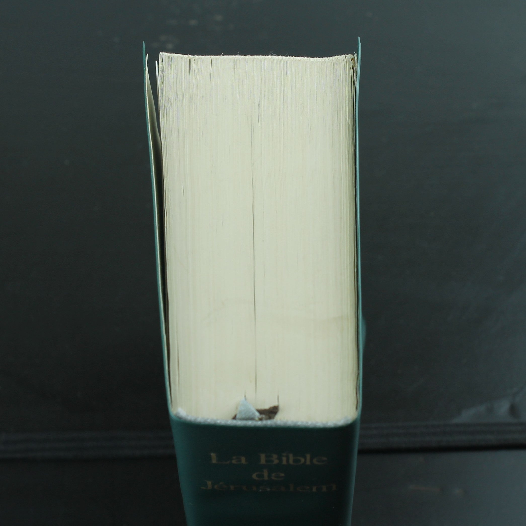 La Bible de Jérusalem (1975) – Vintage Franse Studiebijbel | Groene Band