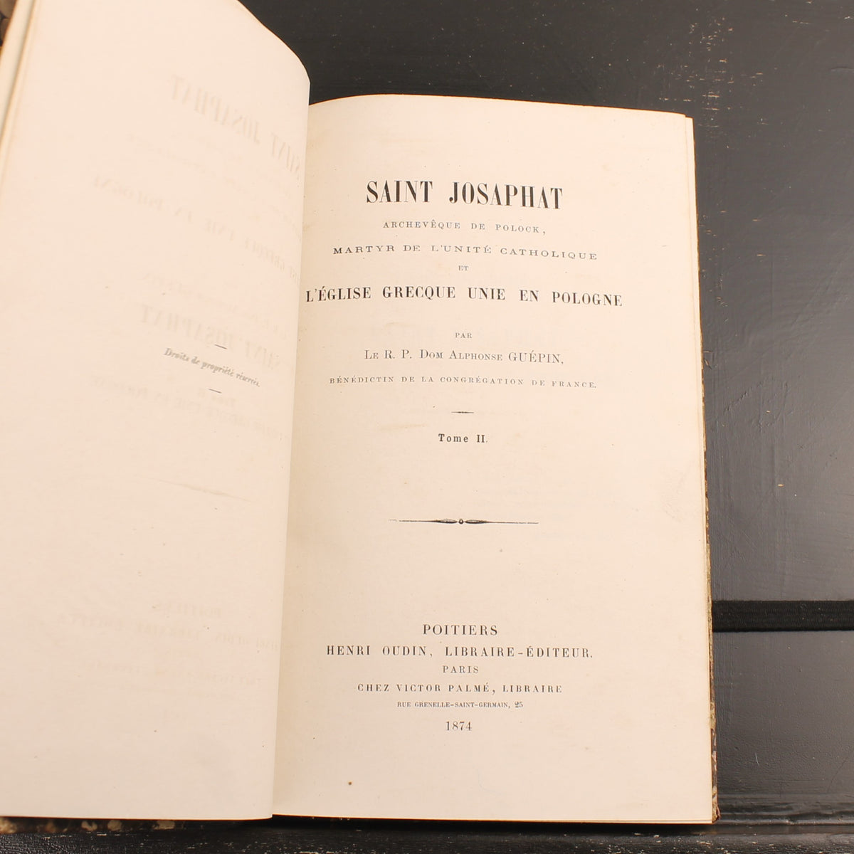 Saint Josaphat (1874) Deel 2 - Dom Alphonse Guépin - Victor Palmé, Parijs