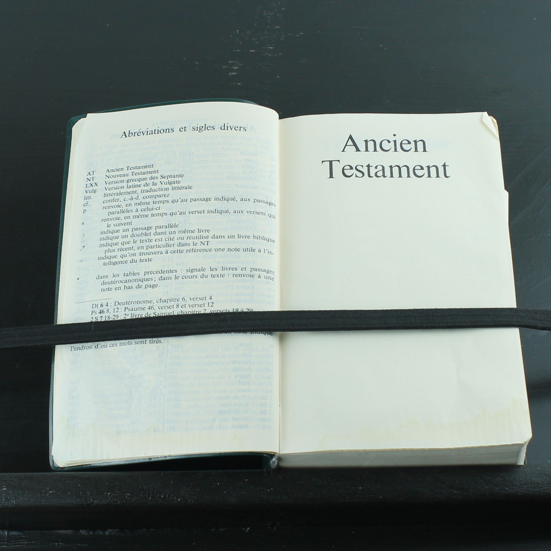 La Bible de Jérusalem (1975) – Vintage Franse Studiebijbel | Groene Band