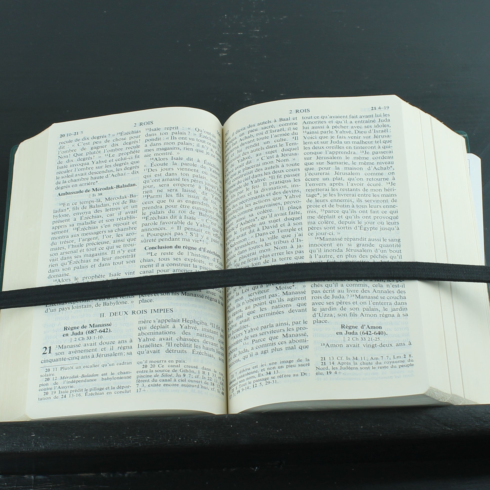 La Bible de Jérusalem (1975) – Vintage Franse Studiebijbel | Groene Band