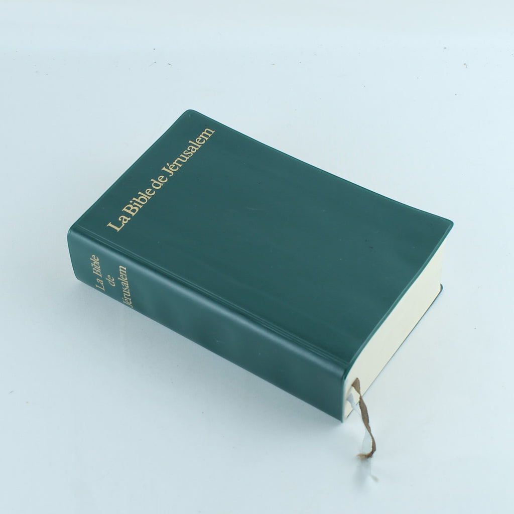 La Bible de Jérusalem (1975) – Vintage Franse Studiebijbel | Groene Band