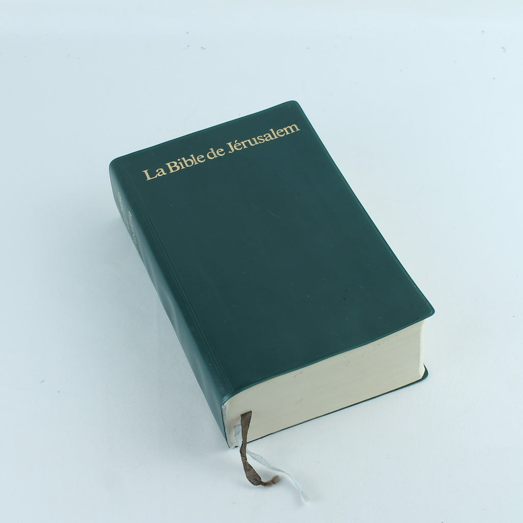La Bible de Jérusalem (1975) – Vintage Franse Studiebijbel | Groene Band