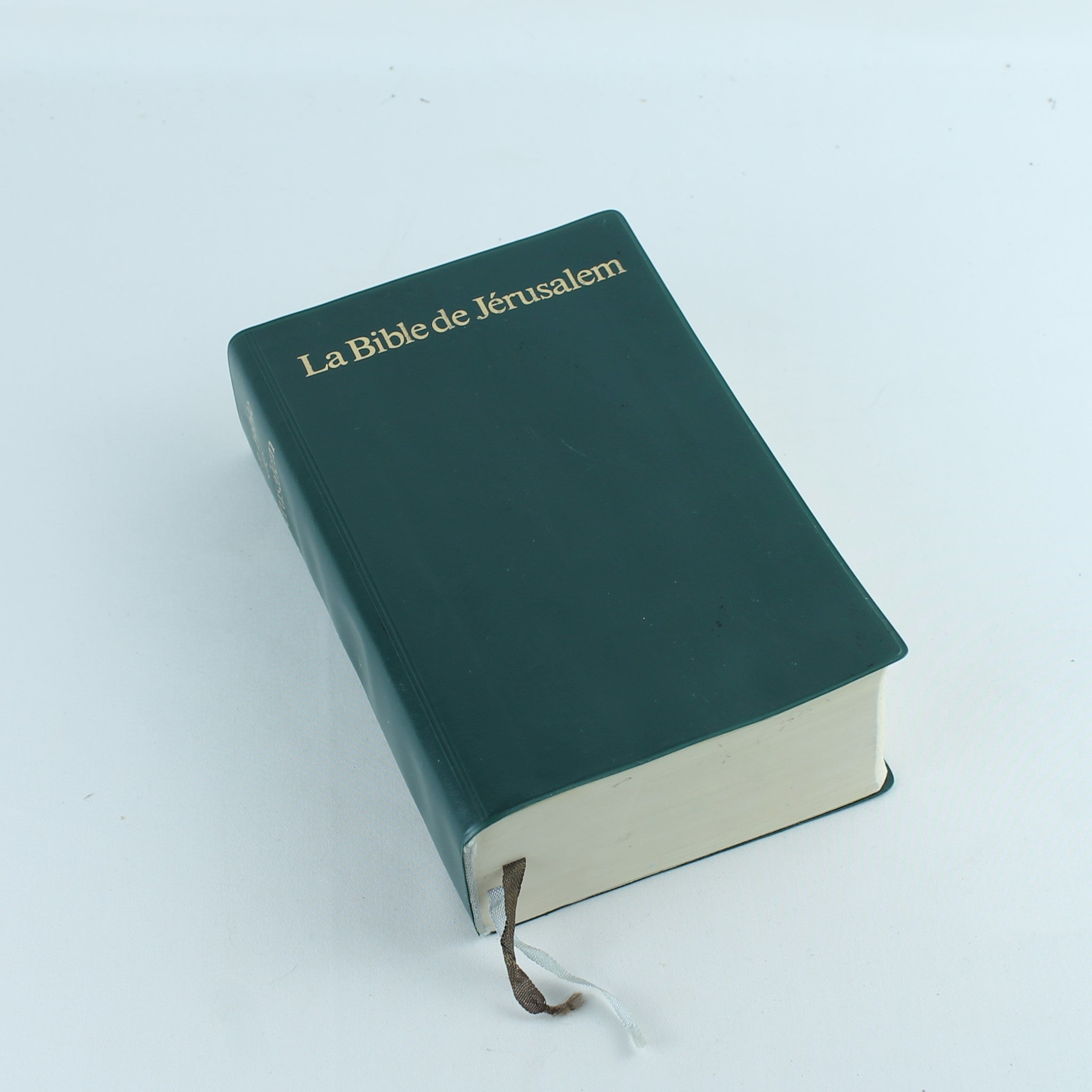 La Bible de Jérusalem (1975) – Vintage Franse Studiebijbel | Groene Band