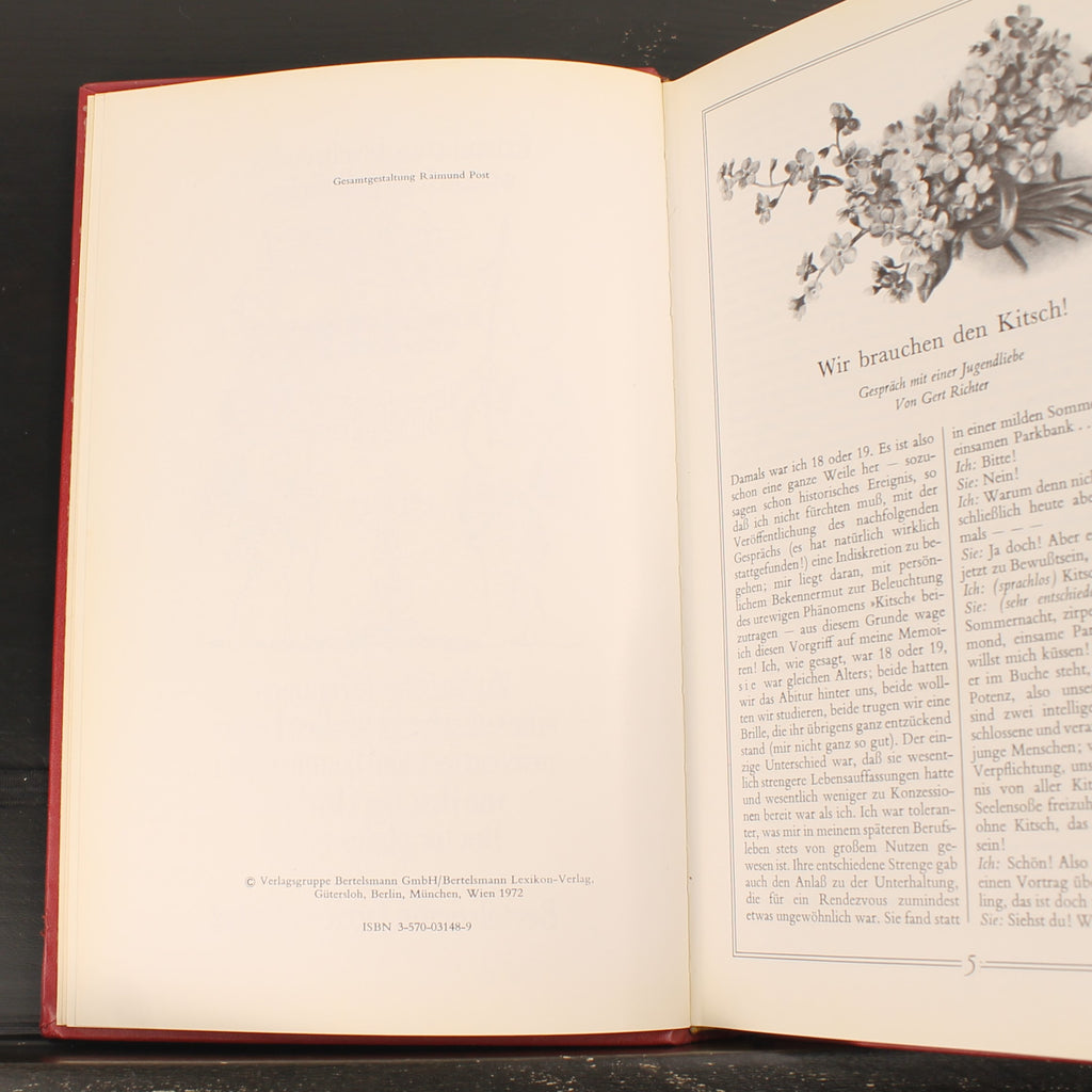 Kitsch-Lexicon von A bis Z - Gert Richter - Geïllustreerd Vintage Kunstboek, 1972