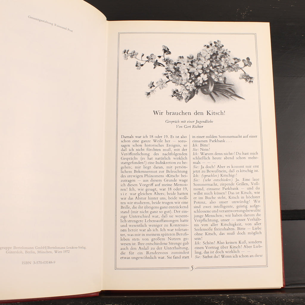 Kitsch-Lexicon von A bis Z - Gert Richter - Geïllustreerd Vintage Kunstboek, 1972