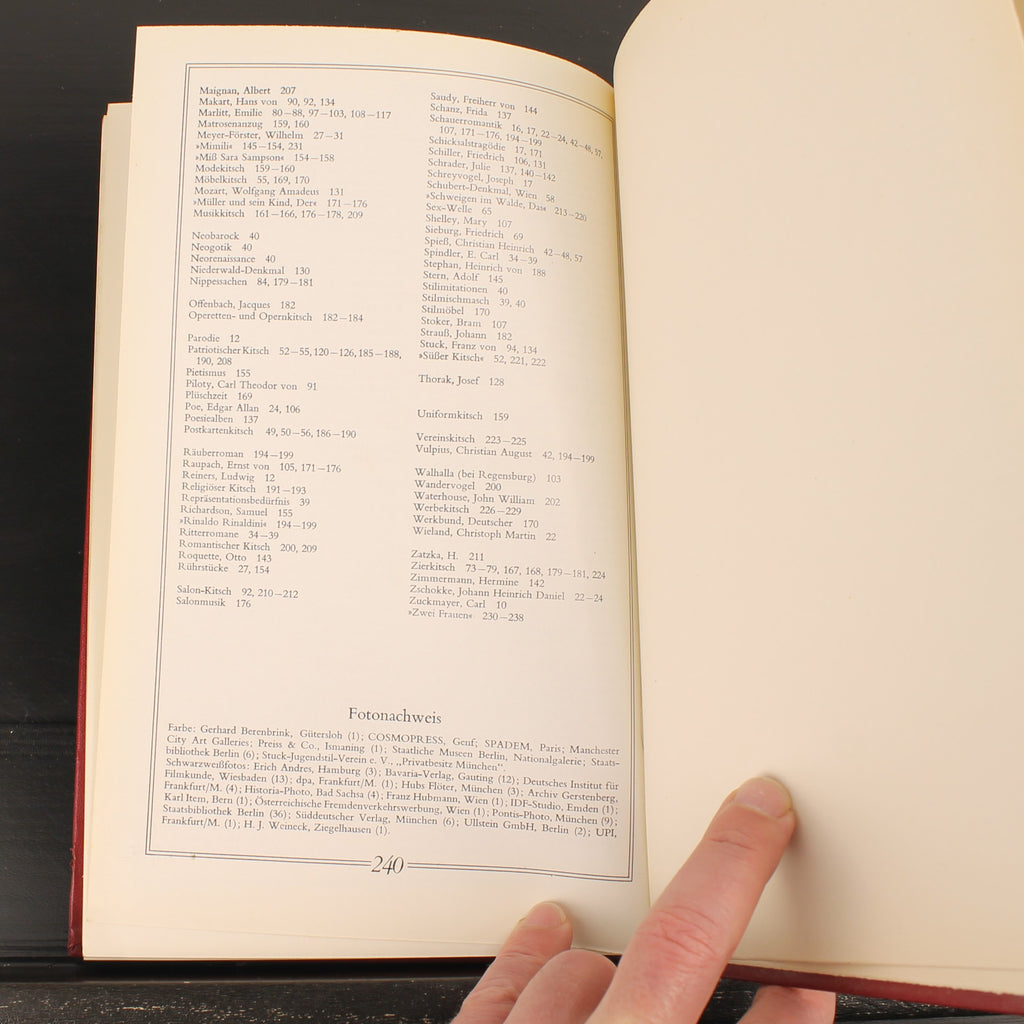 Kitsch-Lexicon von A bis Z - Gert Richter - Geïllustreerd Vintage Kunstboek, 1972