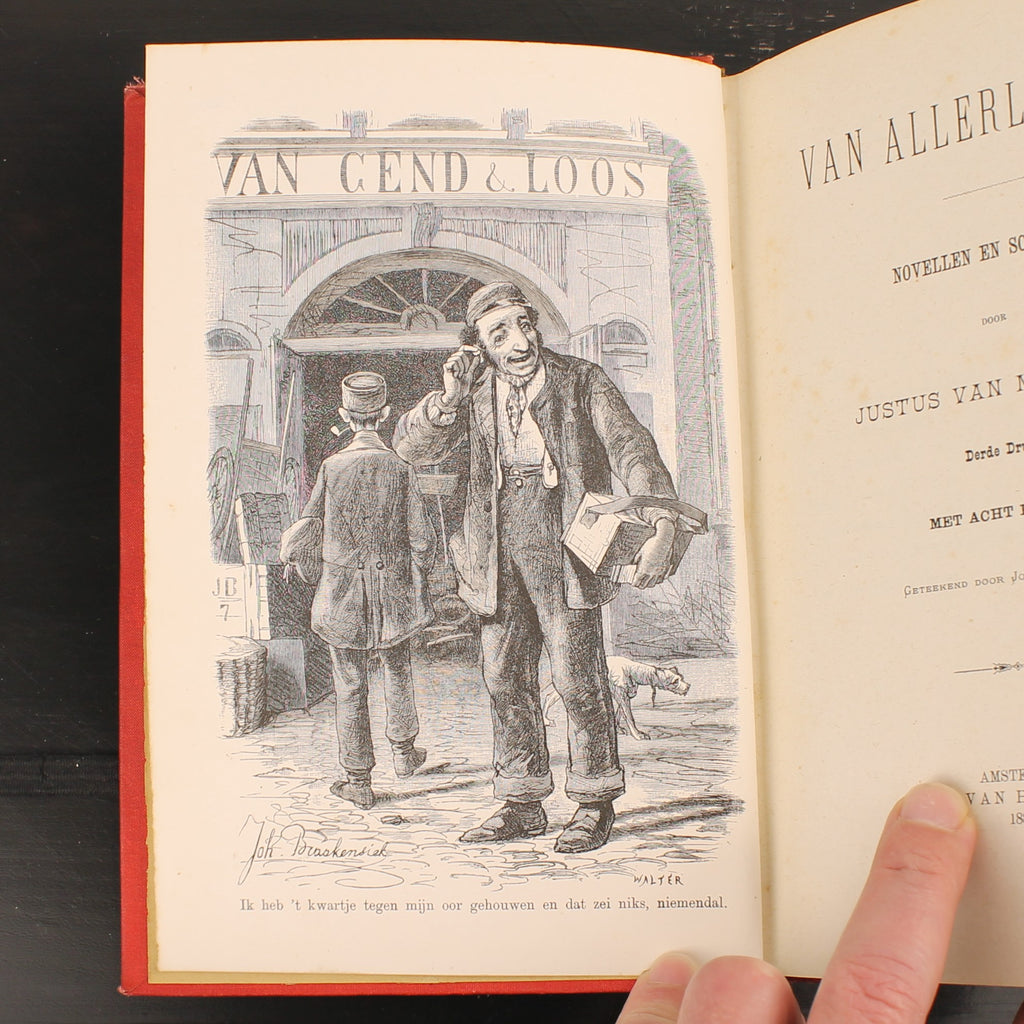 Van Allerlei Slag (1883) - Justus van Maurik Jr. - 8 platen door Johan Braakensiek