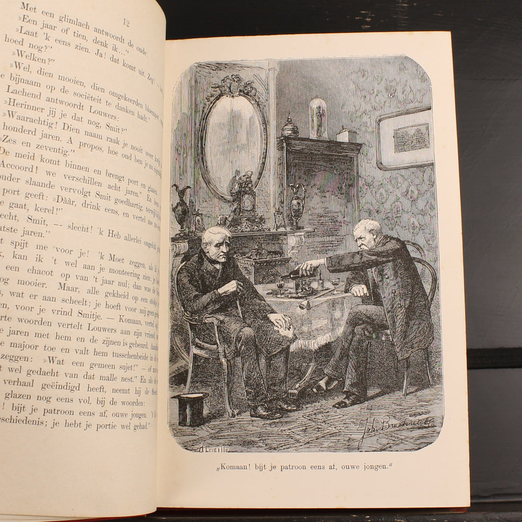 Van Allerlei Slag (1883) - Justus van Maurik Jr. - 8 platen door Johan Braakensiek