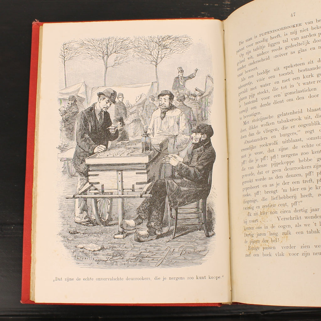Van Allerlei Slag (1883) - Justus van Maurik Jr. - 8 platen door Johan Braakensiek