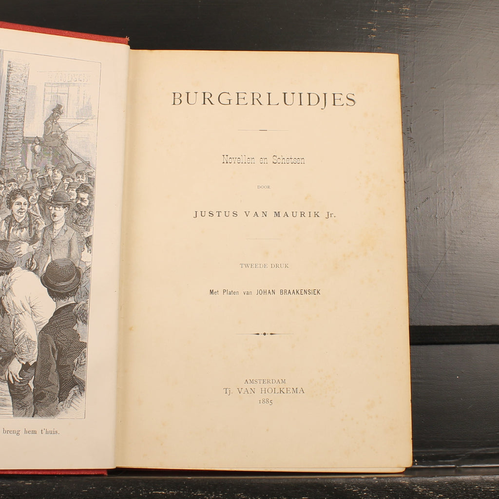 Burgerluidjes, Novellen en Schetsen (1885) - Justus van Maurik Jr. - Johan Braakensiek