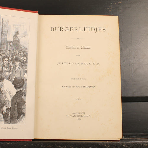 Burgerluidjes, Novellen en Schetsen (1885) - Justus van Maurik Jr. - Johan Braakensiek