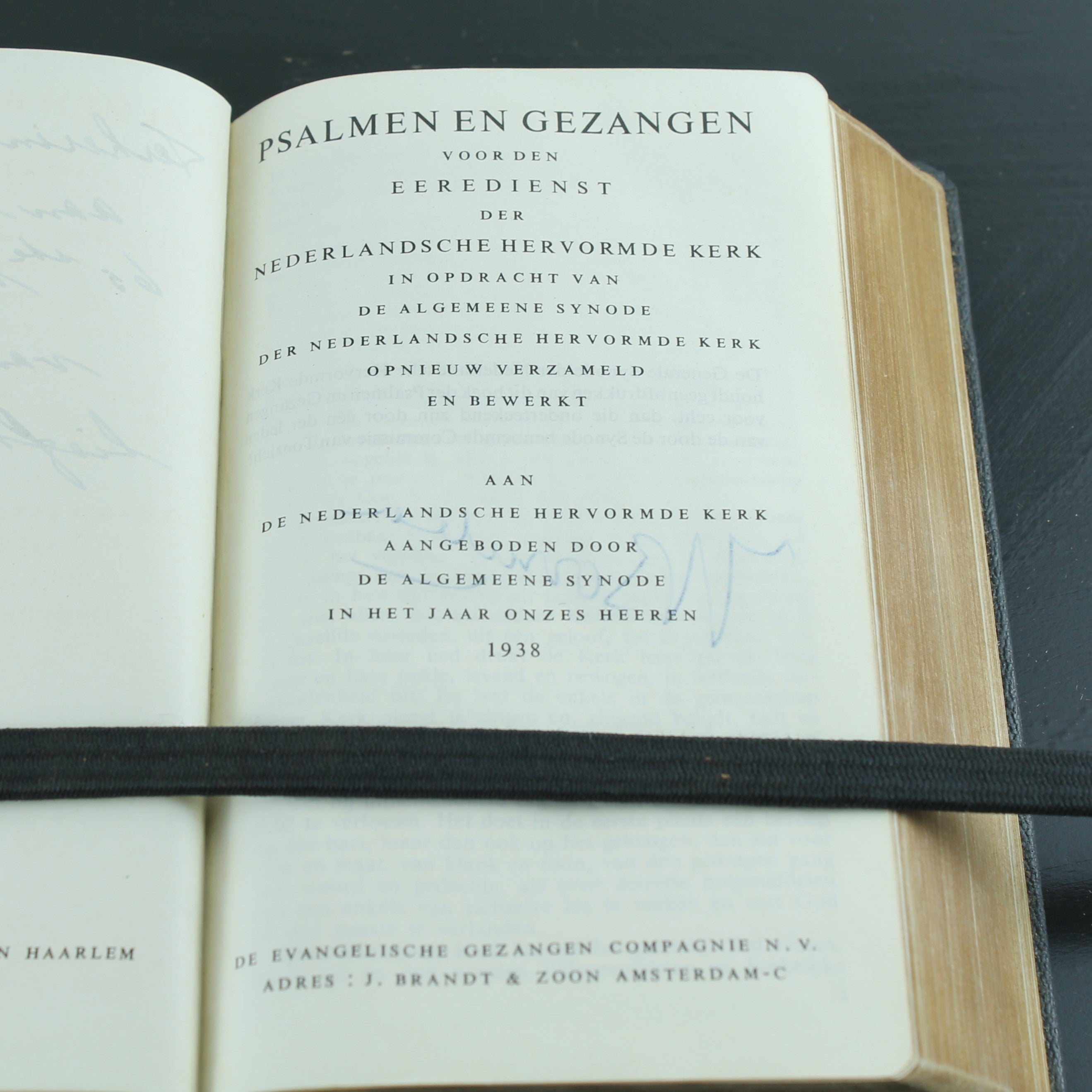 Psalm and Hymn Book 1938 – Dutch Reformed Church | Leather Binding with Gilt Edges & Original Box