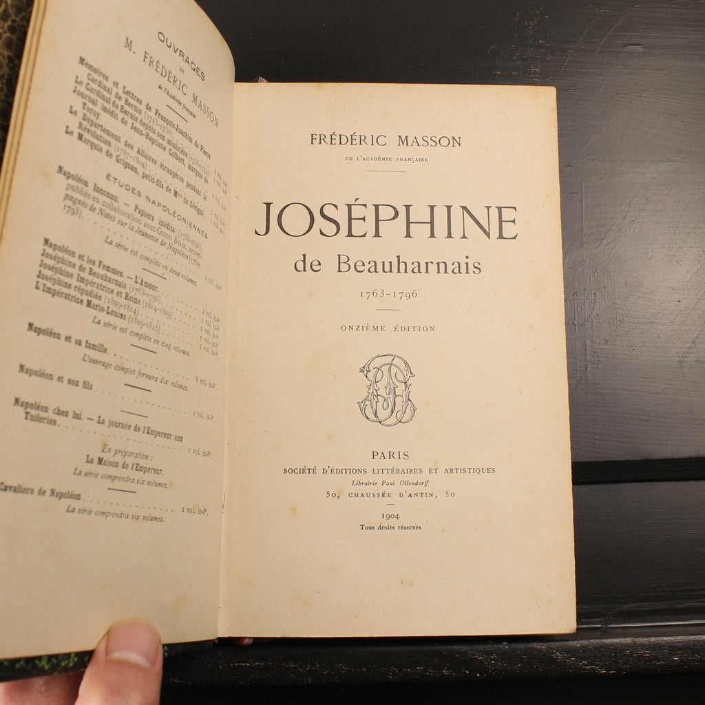 Joséphine de Beauharnais Set van 3 - Frédéric Masson - Parijs 1901-1905