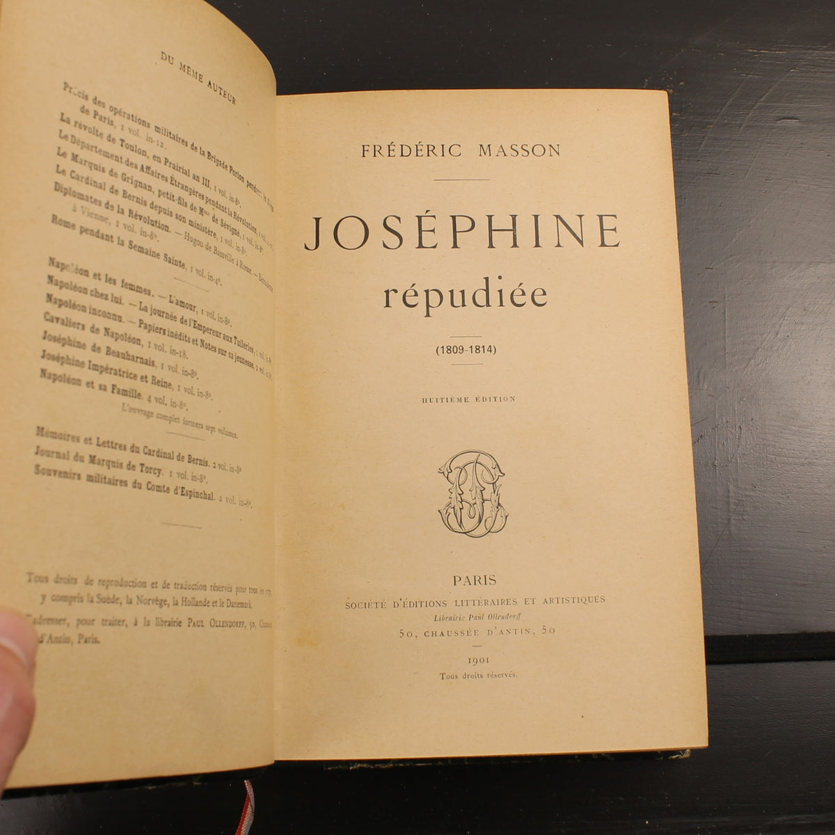 Joséphine de Beauharnais Set van 3 - Frédéric Masson - Parijs 1901-1905