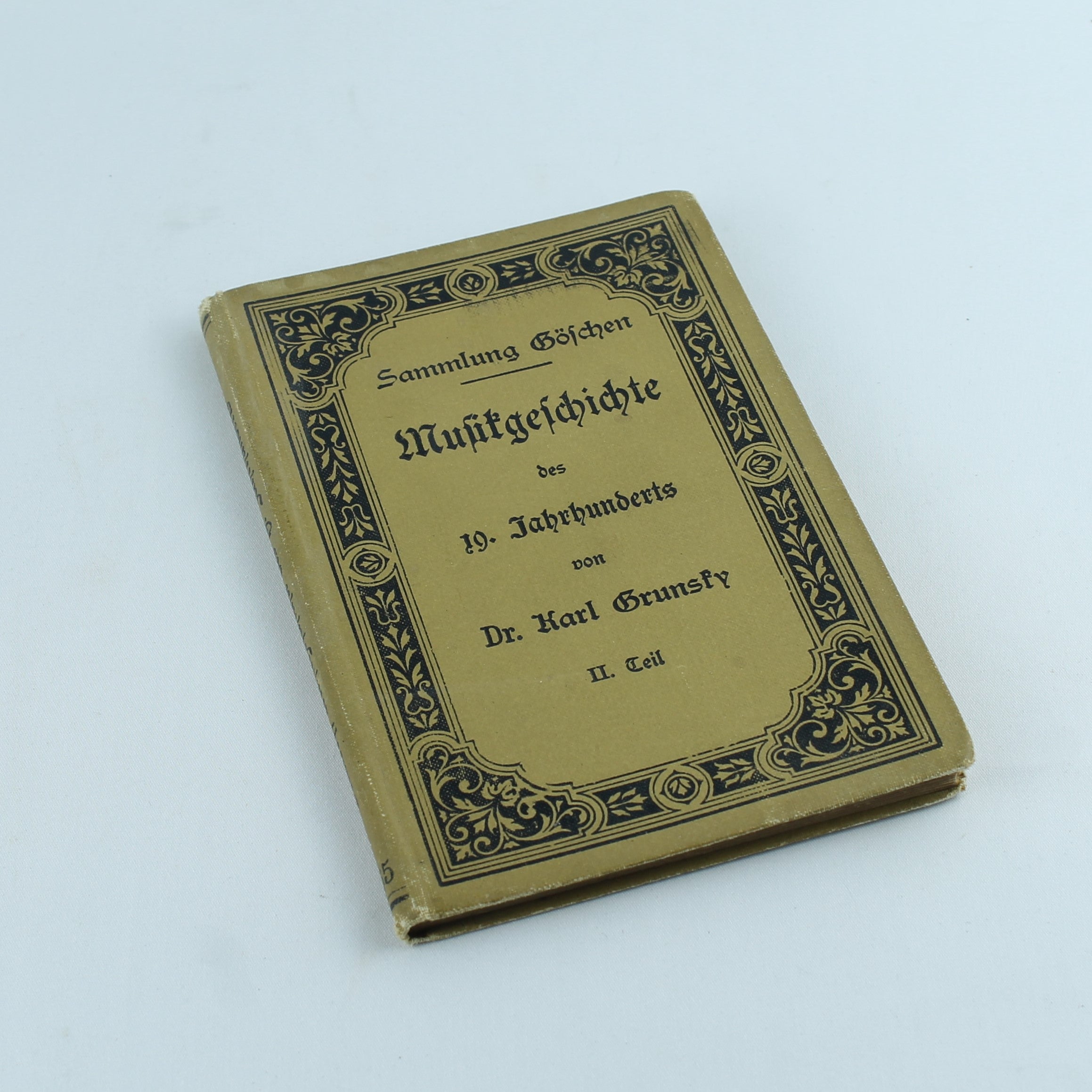 Musikgeschichte des 19. Jahrhunderts (1902) – Antieke Sammlung Göschen Uitgave