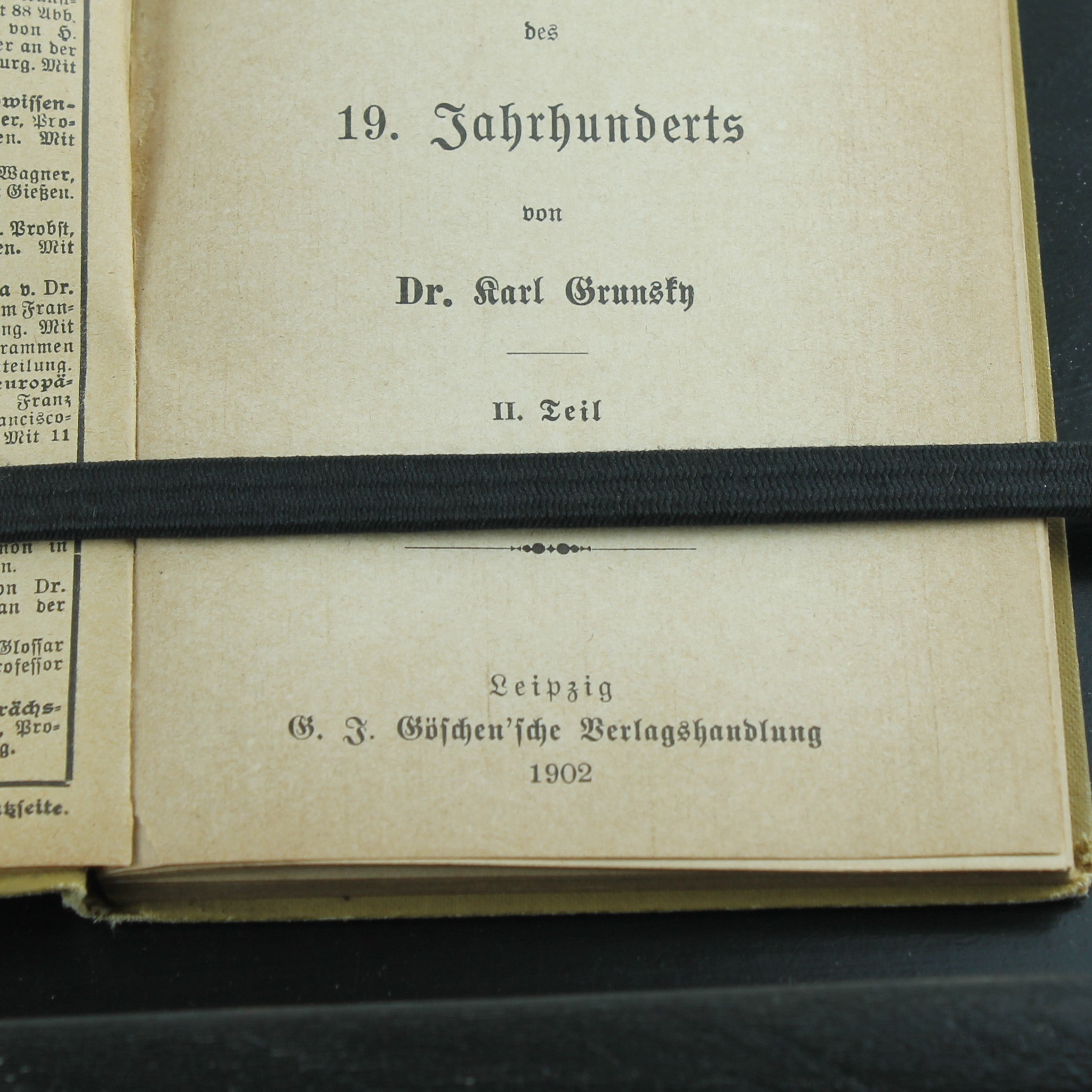 Musikgeschichte des 19. Jahrhunderts (1902) – Antieke Sammlung Göschen Uitgave