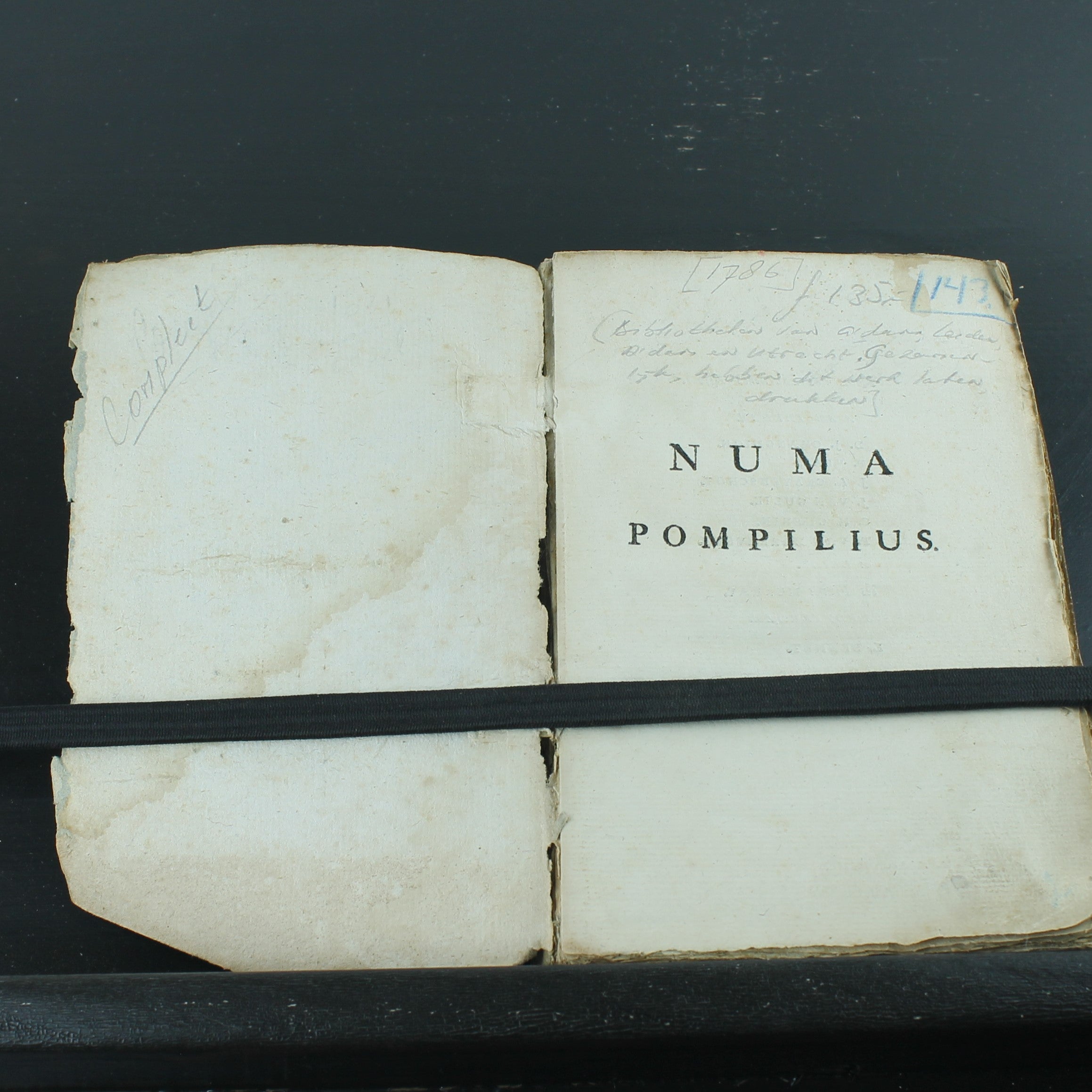 Numa Pompilius (1786) – Édition Ancienne du XVIIIe Siècle – Florian