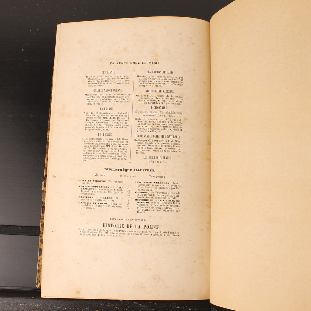 Les Prisons de Paris | Alhoy & Lurine | Eerste Geïllustreerde Editie 1846