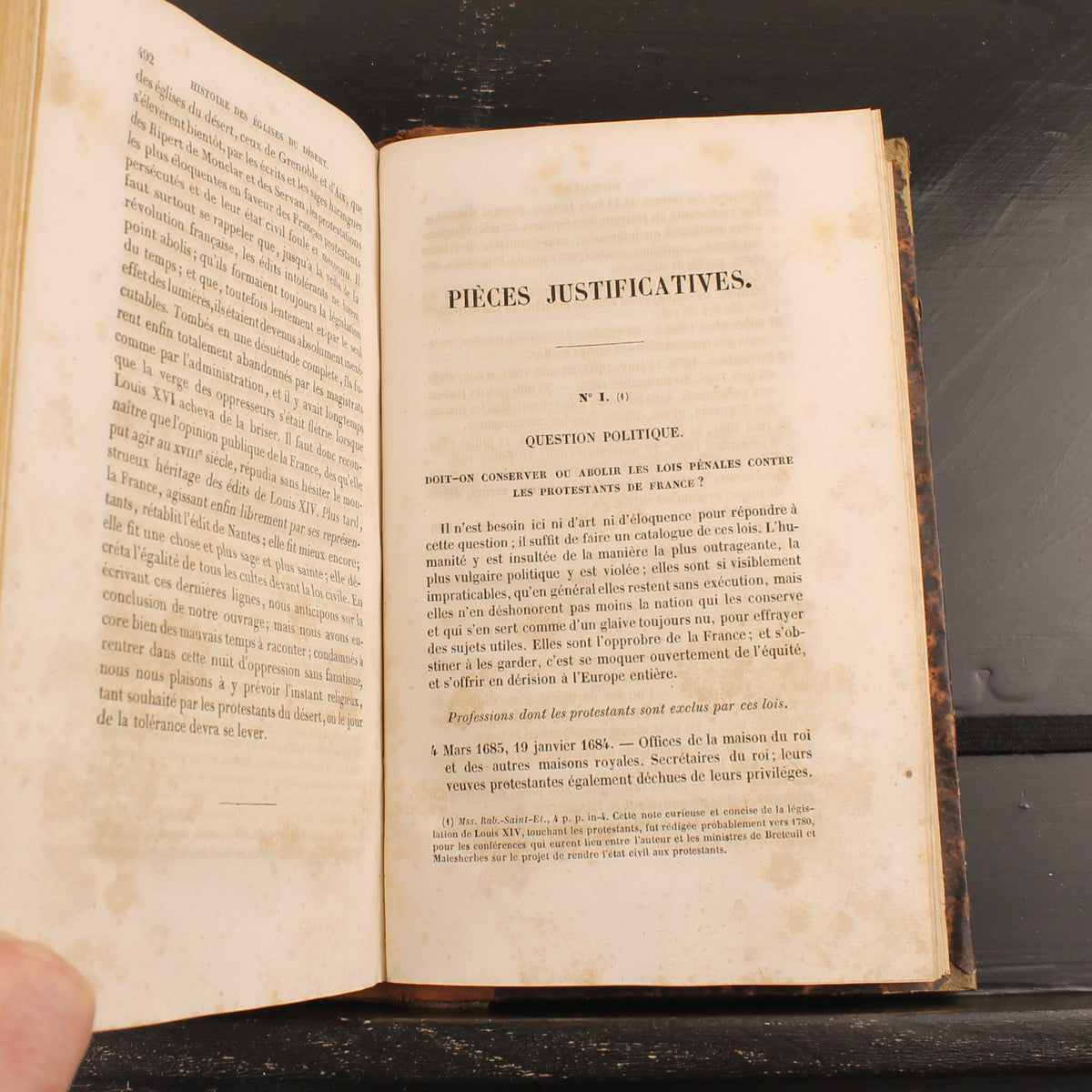Histoire des Églises du Désert - Charles Coquerel - Eerste editie 1841