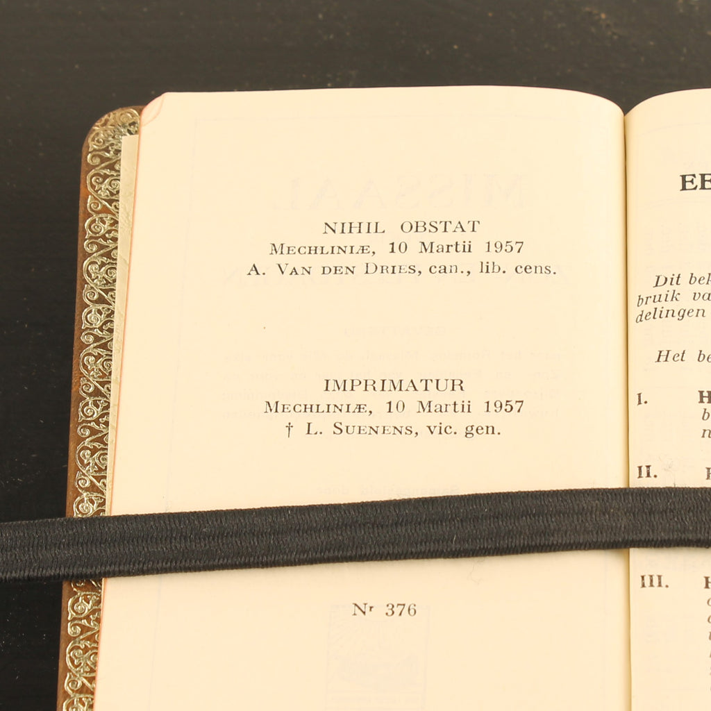 Missaal voor Zon- en Feestdagen - Luxe Leren Editie met Goudsnede -  Linssen & Derkx, Venlo 1957