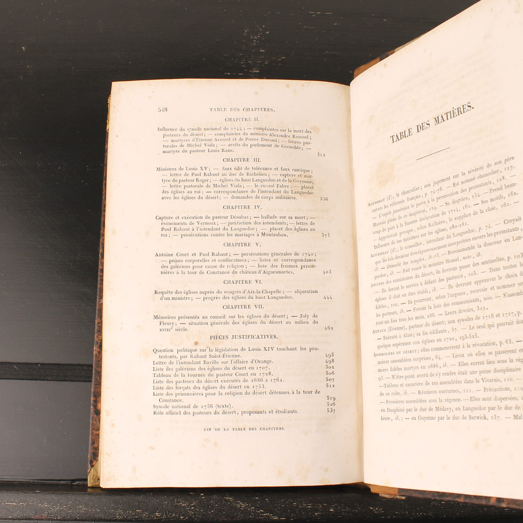 Histoire des Églises du Désert - Charles Coquerel - Eerste editie 1841