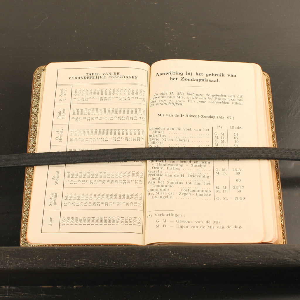Missaal voor Zon- en Feestdagen - Luxe Leren Editie met Goudsnede -  Linssen & Derkx, Venlo 1957