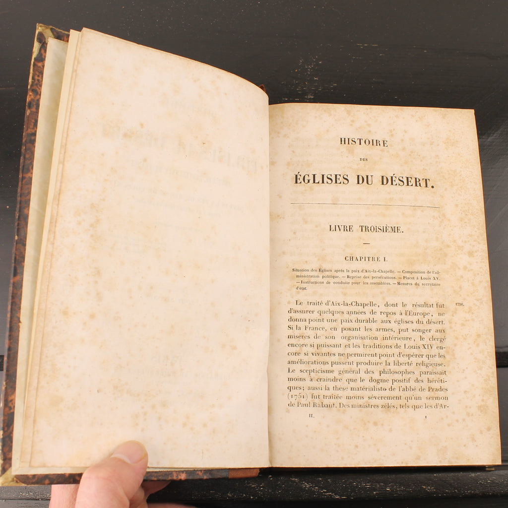 Histoire des Églises du Désert - Charles Coquerel - Eerste editie 1841