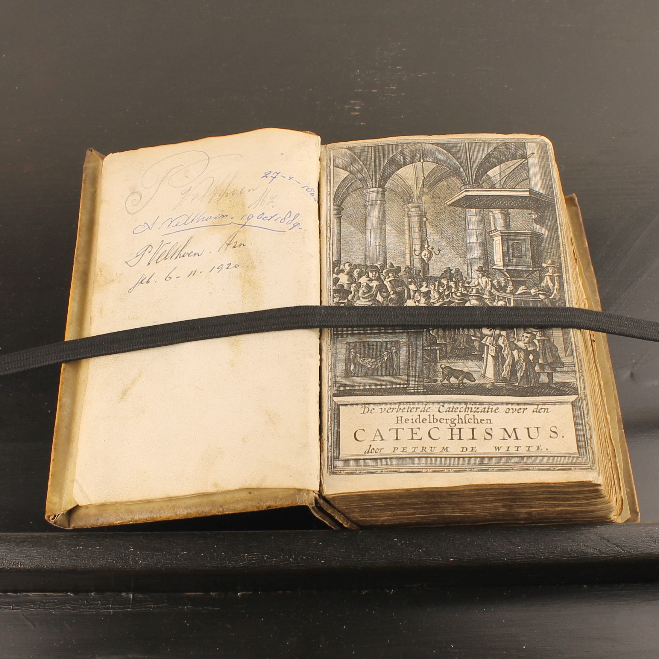 Antique 1671 – Petrus de Witte – Catechization on the Heidelberg Catechism – Amsterdam