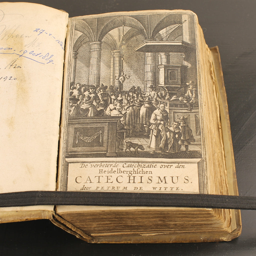 Antique 1671 – Petrus de Witte – Catechization on the Heidelberg Catechism – Amsterdam