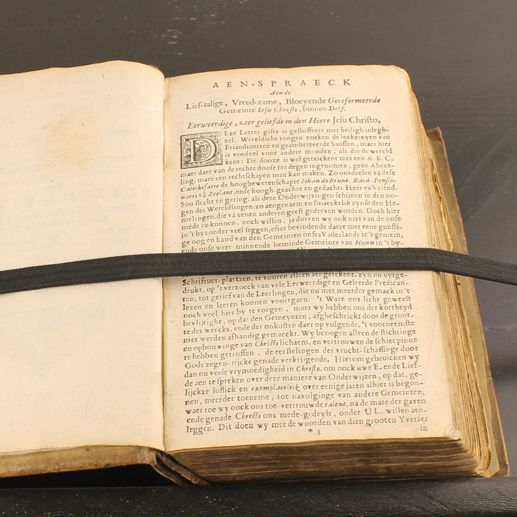 Antique 1671 – Petrus de Witte – Catechization on the Heidelberg Catechism – Amsterdam