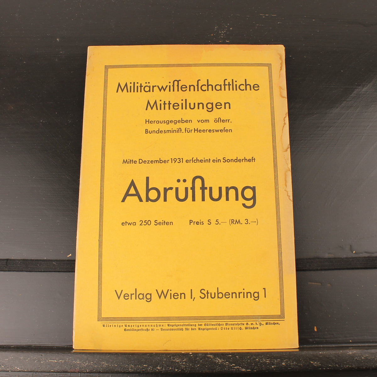 Süddeutsche Monatshefte 1931 | Abrüstung und Sicherheit | 28. Jahrgang - Heft 12