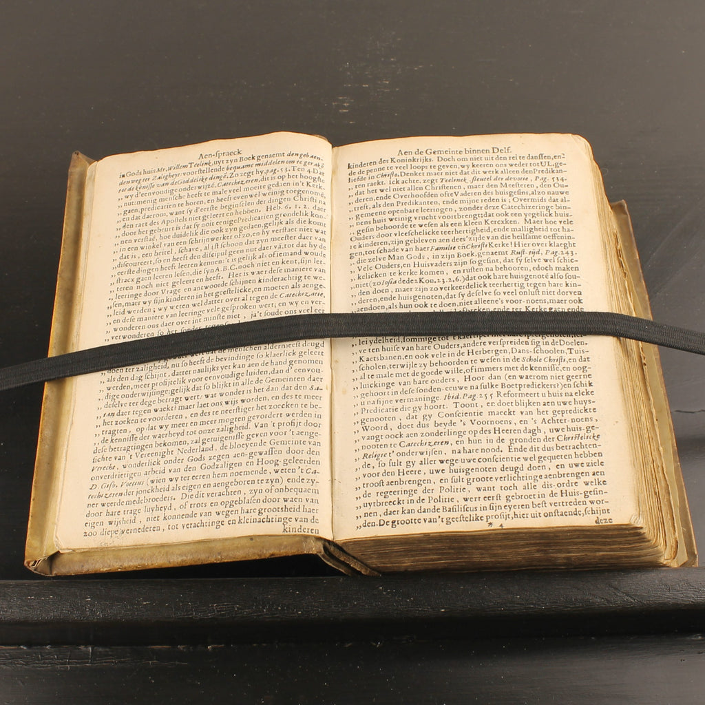 Antique 1671 – Petrus de Witte – Catechization on the Heidelberg Catechism – Amsterdam