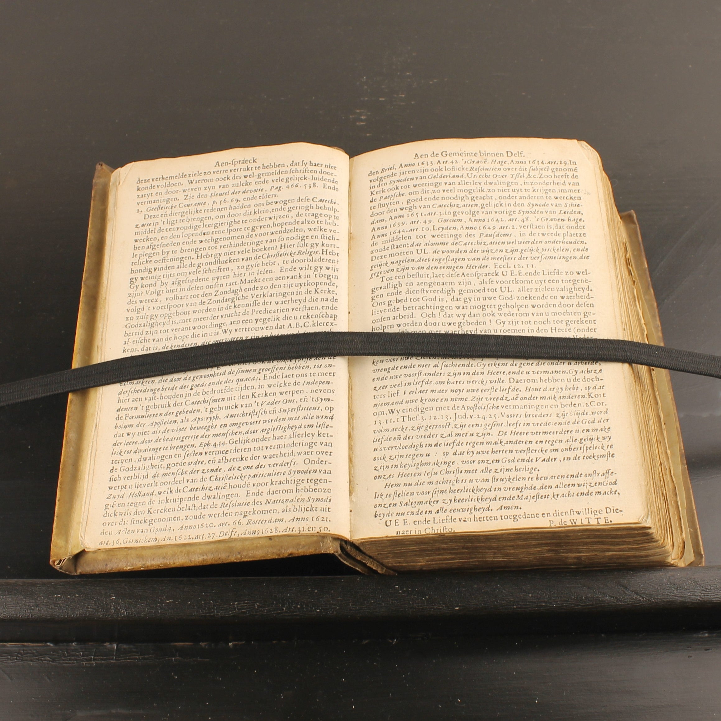 Antique 1671 – Petrus de Witte – Catechization on the Heidelberg Catechism – Amsterdam