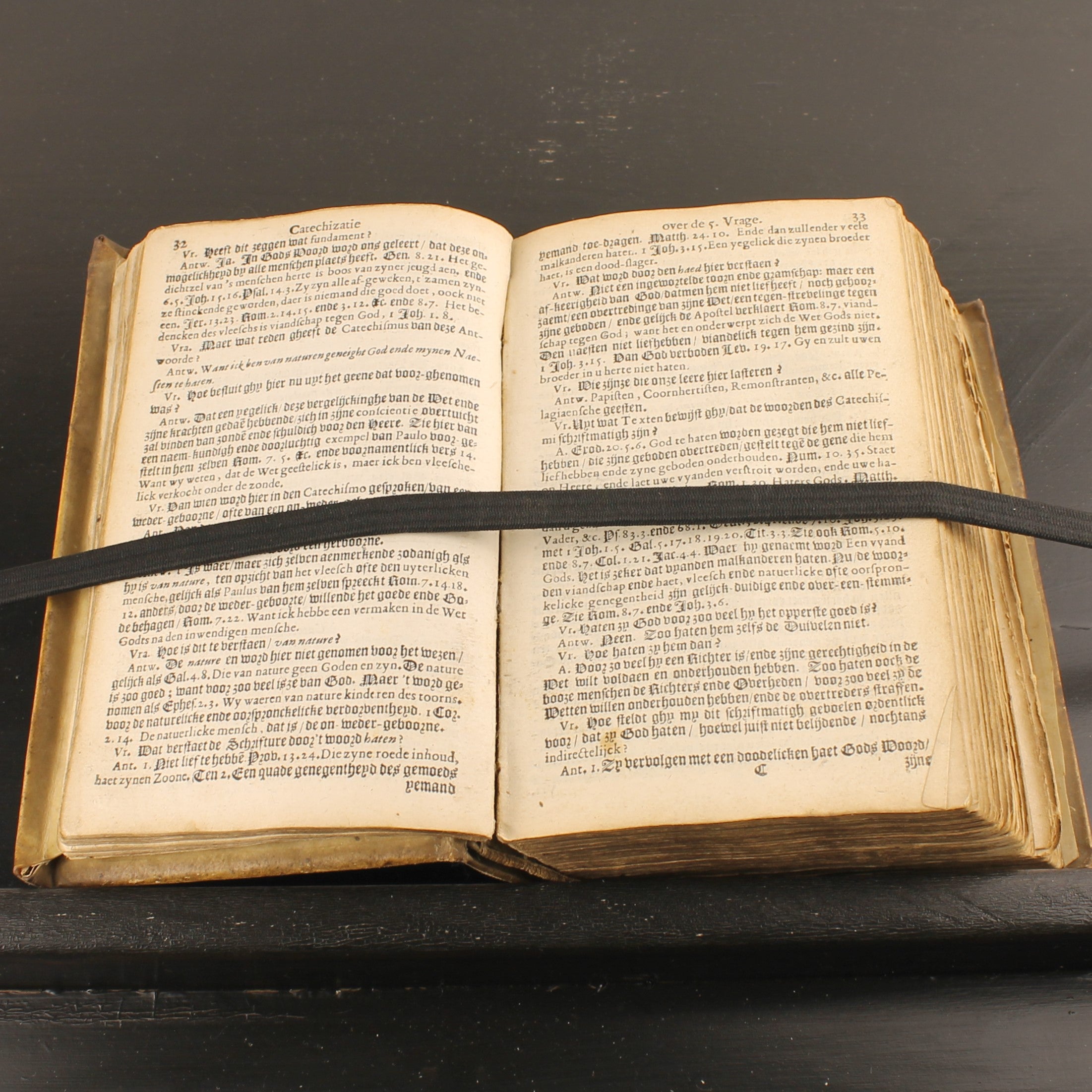 Antique 1671 – Petrus de Witte – Catechization on the Heidelberg Catechism – Amsterdam