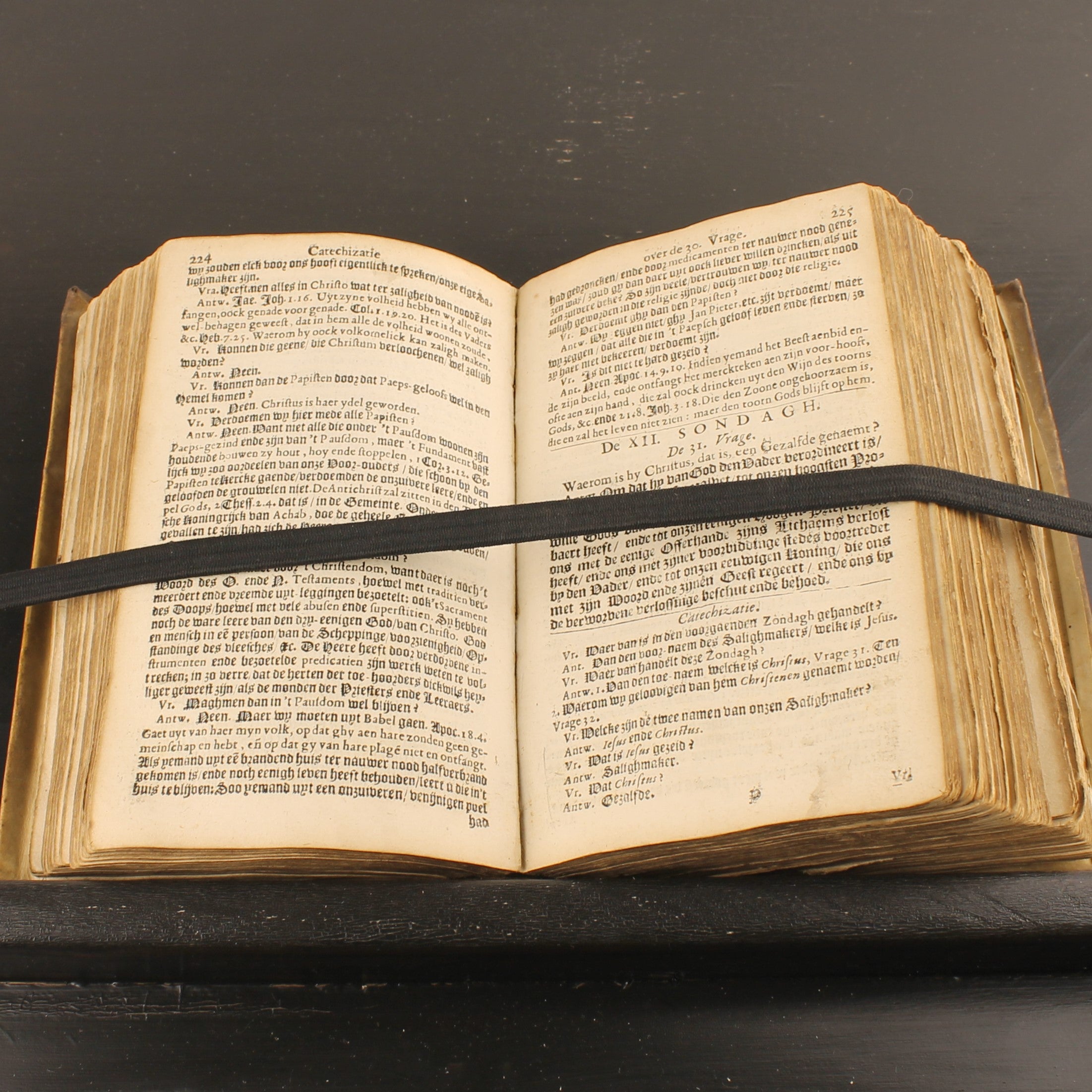 Antique 1671 – Petrus de Witte – Catechization on the Heidelberg Catechism – Amsterdam