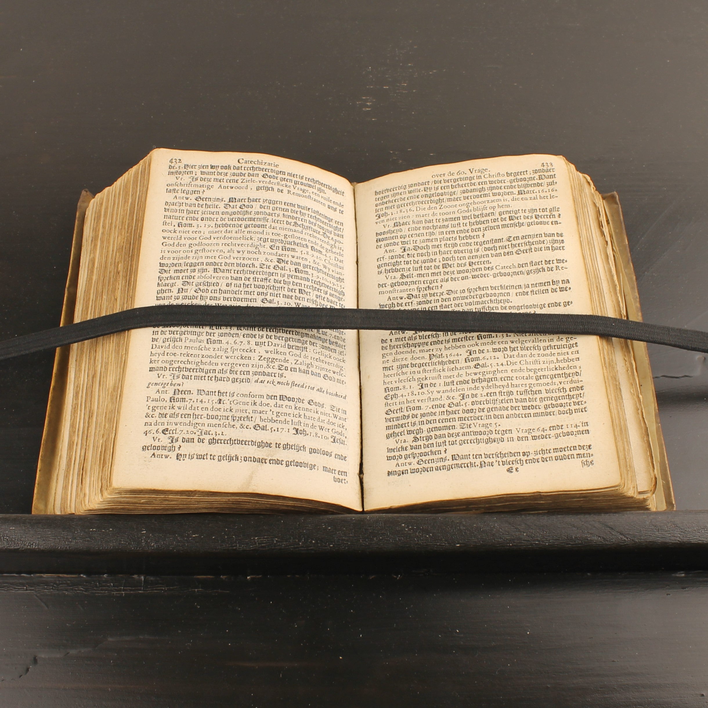 Antique 1671 – Petrus de Witte – Catechization on the Heidelberg Catechism – Amsterdam