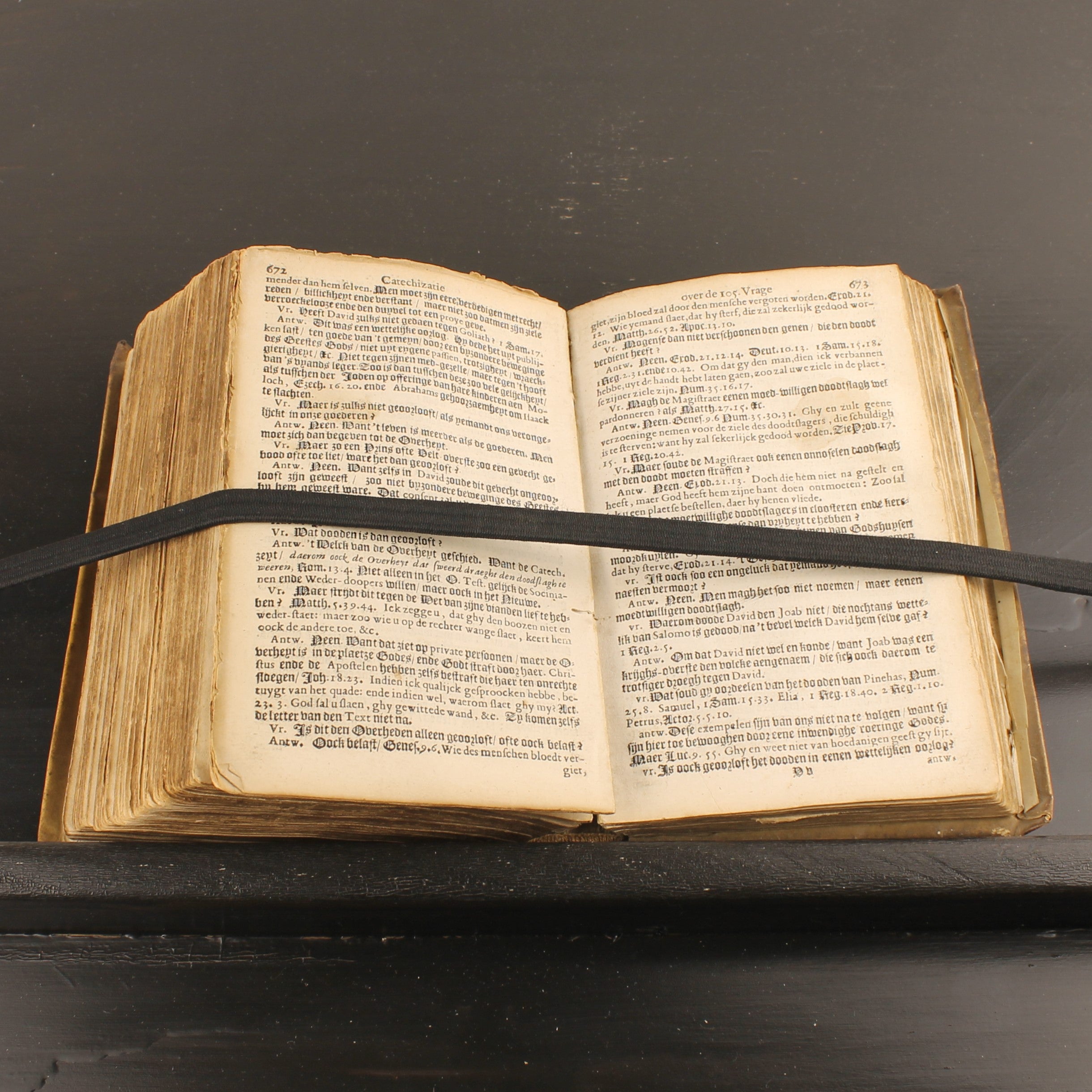 Antique 1671 – Petrus de Witte – Catechization on the Heidelberg Catechism – Amsterdam